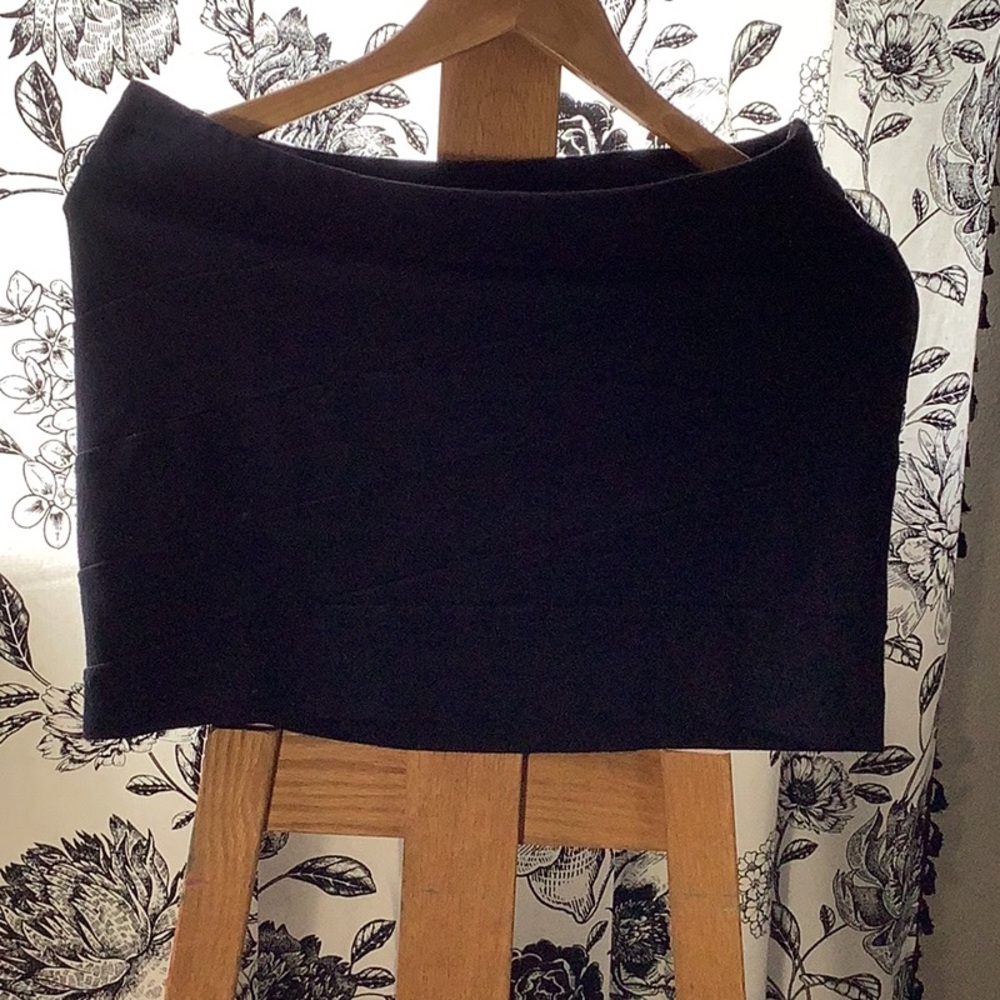 Express Black Mini Skirt